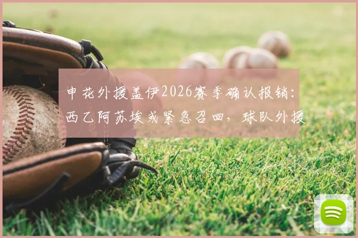 申花外援盖伊2026赛季确认报销：西乙阿苏埃或紧急召回，球队外援名额如何调整？